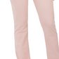 Calça jeans feminina Lexington reta, rosa, tamanho 12, Charter Club