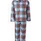 Pijama Família Feminino Combinando Infantil Conjunto de Pijama Família Azul Tamanho 6-7