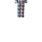 Pijama Família Feminino Combinando Infantil Conjunto de Pijama Família Azul Tamanho 6-7