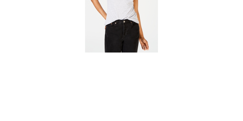 Camiseta feminina Love Tribe com slogan, gola redonda, estampa gráfica, cinza, tamanho grande