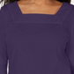 Karen Scott Blusa Feminina Crochê Gola Quadrada Roxa Tamanho XS