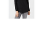 Camiseta feminina de manga comprida Style &amp; Co, preta, tamanho médio