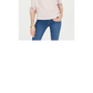 Blusa feminina Charter Club com manga sino bordada, rosa, tamanho PSM