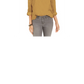 Blusa popover texturizada lisa feminina Style &amp; Co, amarela, tamanho extragrande