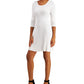 Vestido suéter canelado feminino Style &amp; Co, branco, tamanho pequeno