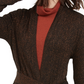 Cardigan metálico feminino INC International Concepts marrom tamanho X-Large