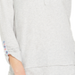 Blusa bordada feminina Style &amp; Co, cinza, tamanho pequeno