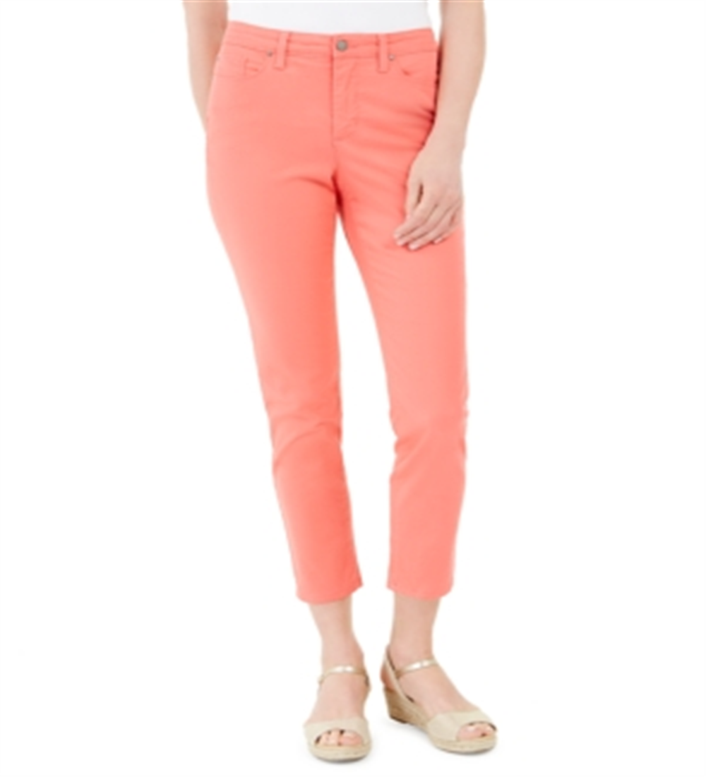 Calça jeans skinny feminina Charter Club Bristol Tummy Control, laranja, tamanho 10