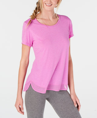 Ideology Women's Fitness Running T-Shirt Purple Size X-Small