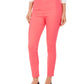 Calça curta feminina Charter Club Chelsea Twill Tummy Control, rosa, tamanho 4