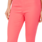 Calça curta feminina Charter Club Chelsea Twill Tummy Control, rosa, tamanho 4
