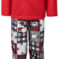 Pijama Família Feminino Combinando Infantil Cabana Patchwork Conjunto Cinza Tamanho 2T/3T
