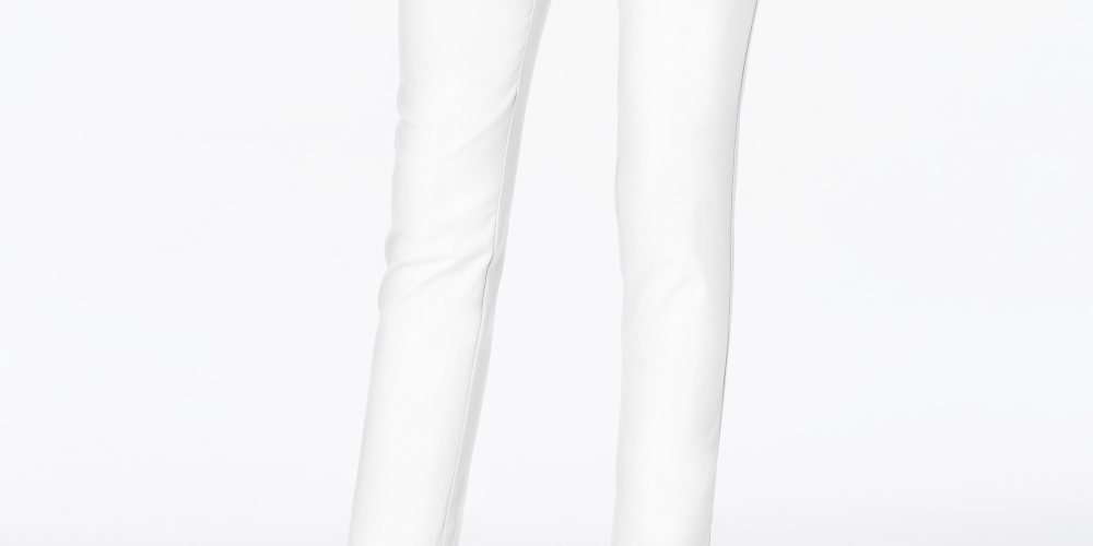 Calça feminina Chelsea Tummy Control Skinny Leg Tornozelo Charter Club Branca Tamanho 8
