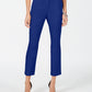 Calça feminina cropped reta INC International Concepts, azul, tamanho 6