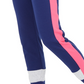 Calça jogger feminina Tommy Hilfiger Sport Colorblocked azul tamanho pequeno