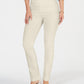 Calça feminina Charter Club Cambridge Skinny com controle de barriga, tamanho 16 S, bege