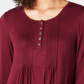 Blusa Pintuck Feminina Estilo &amp; Co Vermelha Tamanho Pequeno Grande