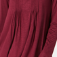 Blusa Pintuck Feminina Estilo &amp; Co Vermelha Tamanho Pequeno Grande