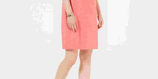 Vestido feminino com estampa floral Charter Club, rosa, tamanho XX-G