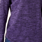 Moletom Karen Scott Feminino Marled Roxo Tamanho Pequeno GG