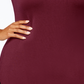 JM Collection Suéter feminino plus size com gola falsa e sem mangas, vermelho, tamanho 1X