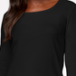 Blusa Dolman com Acabamento em Renda e Bolinhas Karen Scott Feminina, Preta, Tamanho P