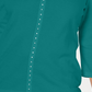 Karen Scott Top Feminino Gola V com Tachas Azul Tamanho XS