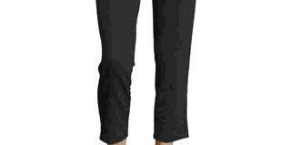 Calça feminina Champion Varsity Stripe Ankle, preta, tamanho X-S