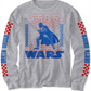 Camiseta Star Wars Big Boy's Sith Lord Vader Cinza Tamanho Médio