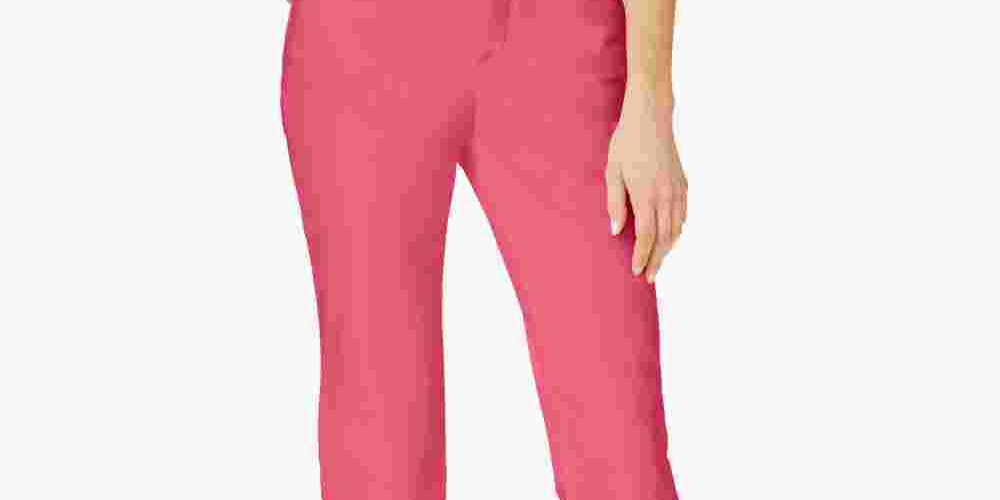 Calça jeans cropped feminina Charter Club Bristol vermelha tamanho 12