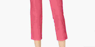 Calça jeans cropped feminina Charter Club Bristol vermelha tamanho 12