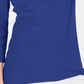Blusa feminina Karen Scott de algodão com manga 3/4, azul, tamanho extragrande