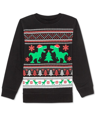 Moletom Jem Big Boy's Holiday Rex Preto Tamanho X-G