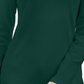 Karen Scott, blusa feminina de algodão com gola alta, verde, tamanho XX-G