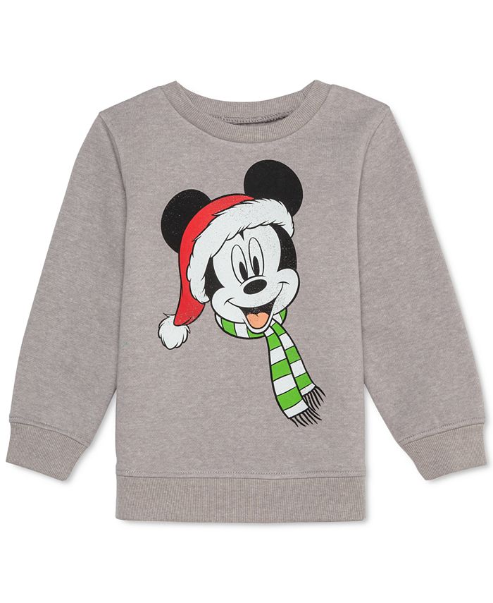 Moletom Mickey Mouse para meninos da Disney, tamanho 7, cinza
