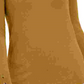 JM Collection Blusa feminina lisa de manga comprida com decote em joia, tamanho dourado, pequena, média
