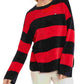 Blusa Tommy Hilfiger Feminina Colorblock Manga Longa Gola Redonda Tamanho XL
