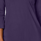 Karen Scott Top Feminino com Contas Roxo Tamanho Grande