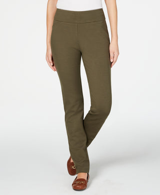 Calça Ponte Feminina Cambridge Pull On Charter Club Verde Tamanho 6