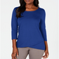 Karen Scott Top Tulip Hem Feminino Azul Tamanho P