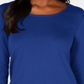 Karen Scott Top Tulip Hem Feminino Azul Tamanho P