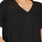 Top de crochê feminino Style &amp; Co, preto, tamanho pequeno