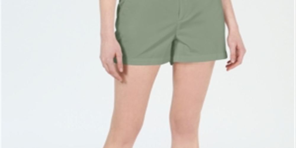Shorts chino feminino Maison Jules verde tamanho 16