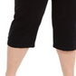 Calça Capri Feminina Karen Scott Plus Stretch Tummy Control Preta Tamanho 22W