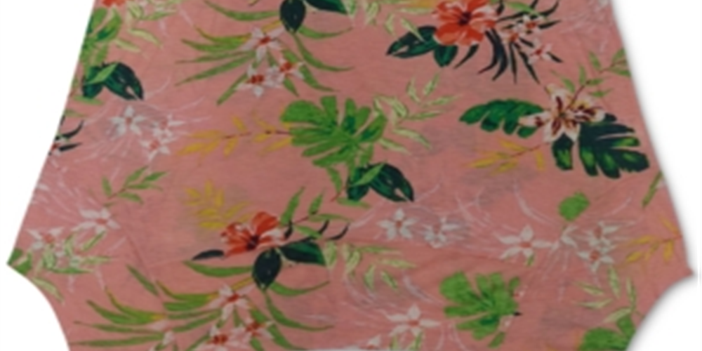 Regata feminina estampada com bainha assimétrica estilo &amp; co rosa tamanho médio