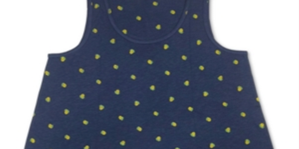 Blusa feminina estilo lenço limão azul tamanho pequeno