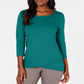 Karen Scott Top Tulip Hem Feminino Verde Tamanho X-G
