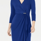 Vestido envelope falso feminino Charter Club Hardware azul tamanho XX-G