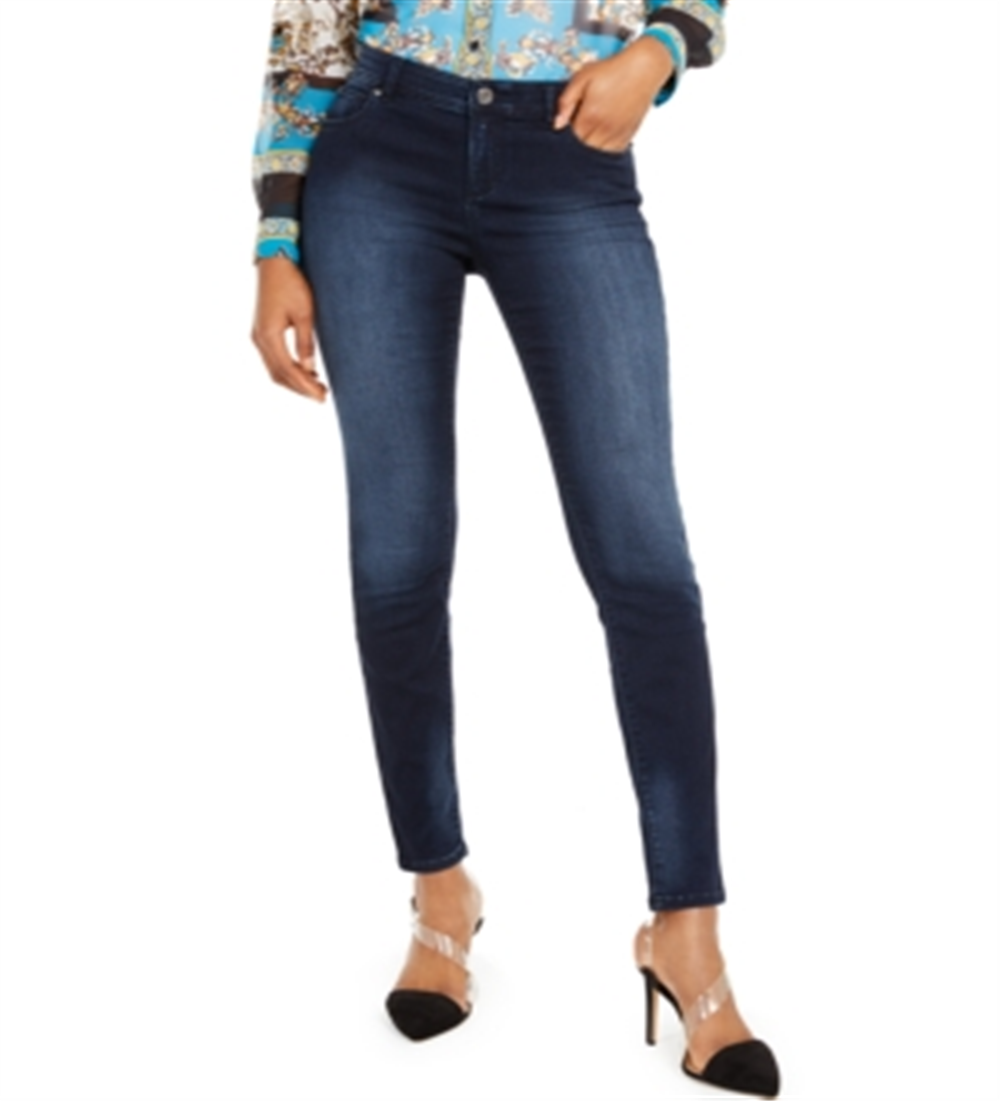 Calça jeans skinny feminina INC International Concepts, azul, tamanho 8, pequena