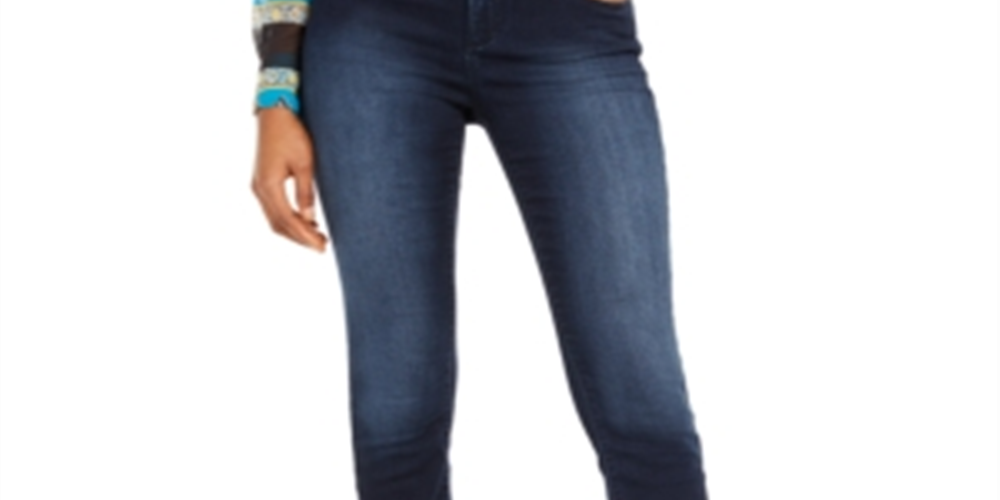 Calça jeans skinny feminina INC International Concepts, azul, tamanho 8, pequena